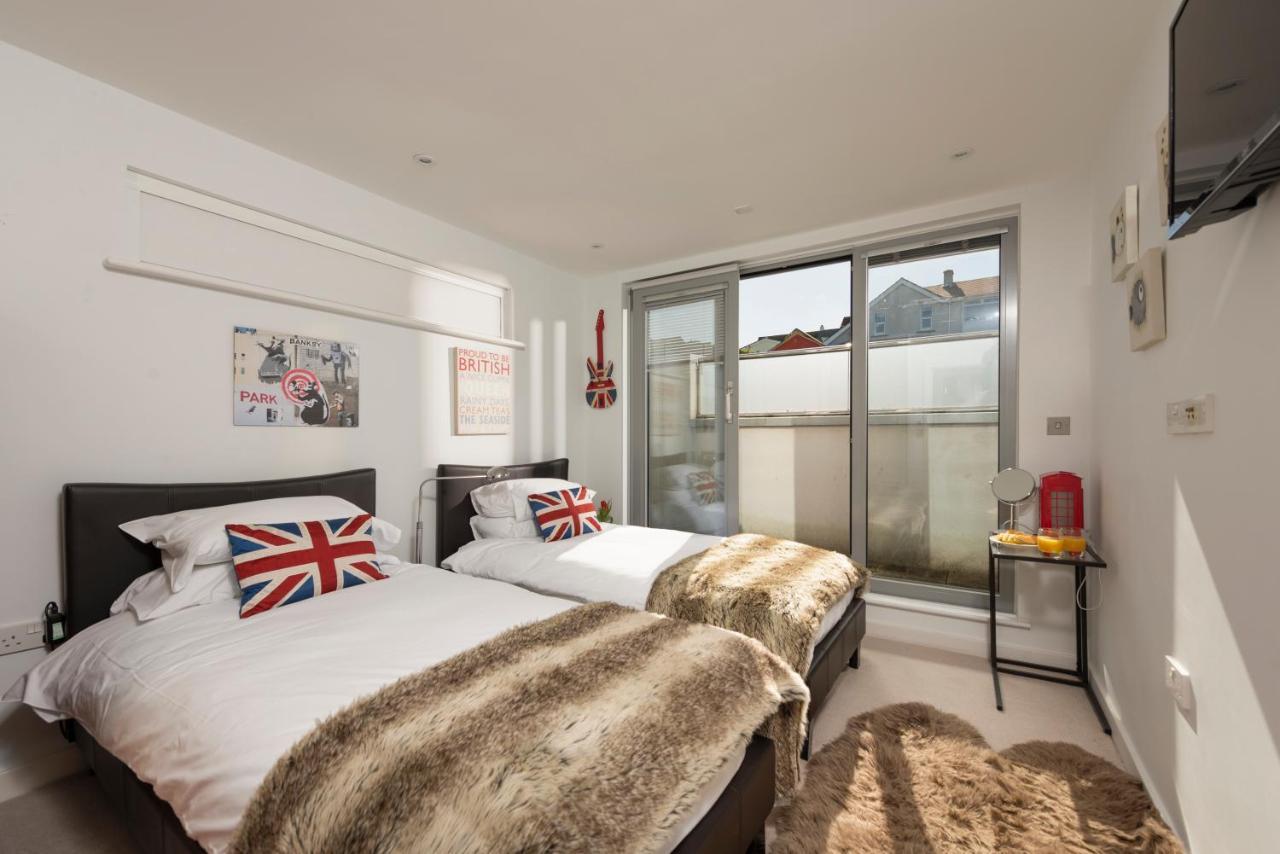 Fistral Beach Penthouse, Newquay Crantock Eksteriør billede