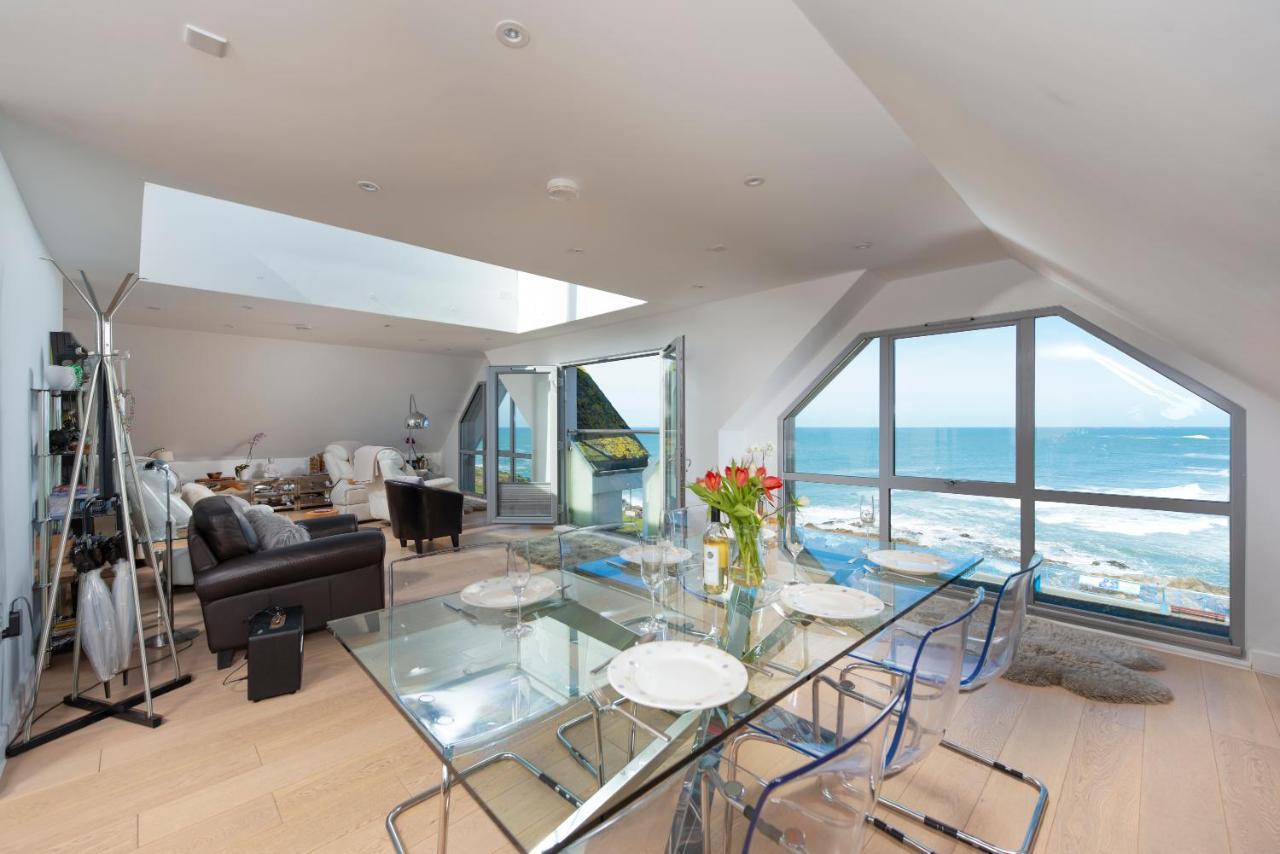 Fistral Beach Penthouse, Newquay Crantock Eksteriør billede