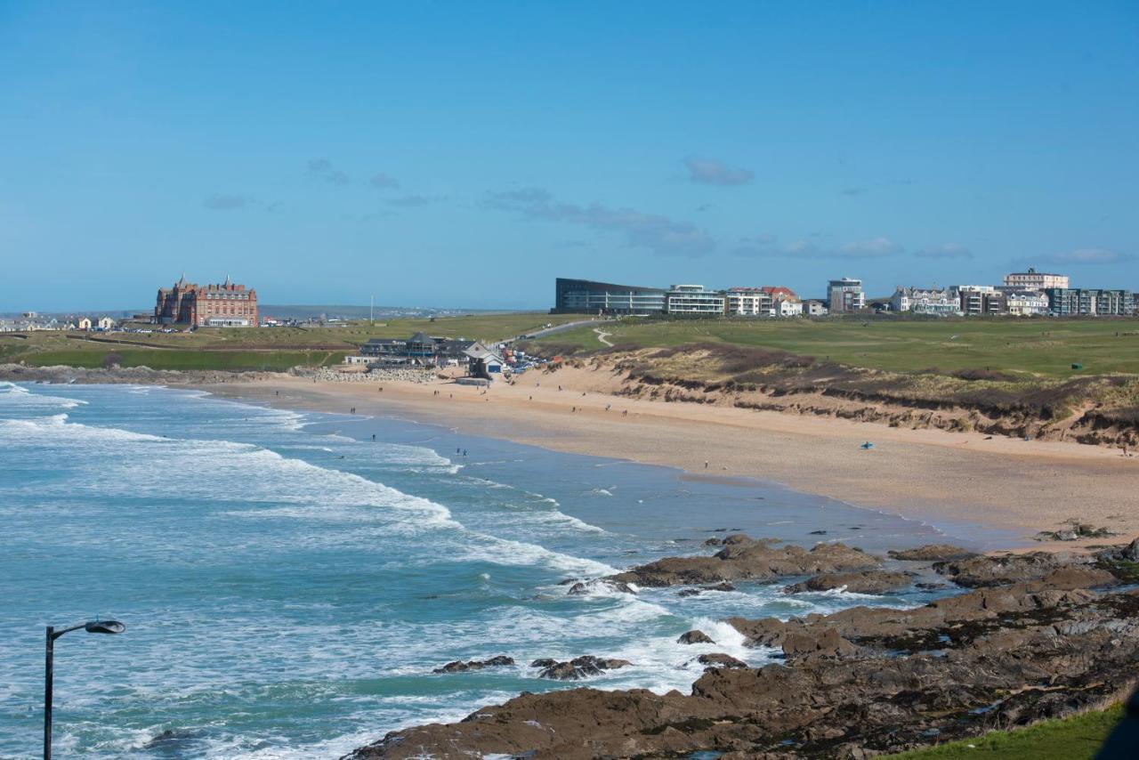 Fistral Beach Penthouse, Newquay Crantock Eksteriør billede