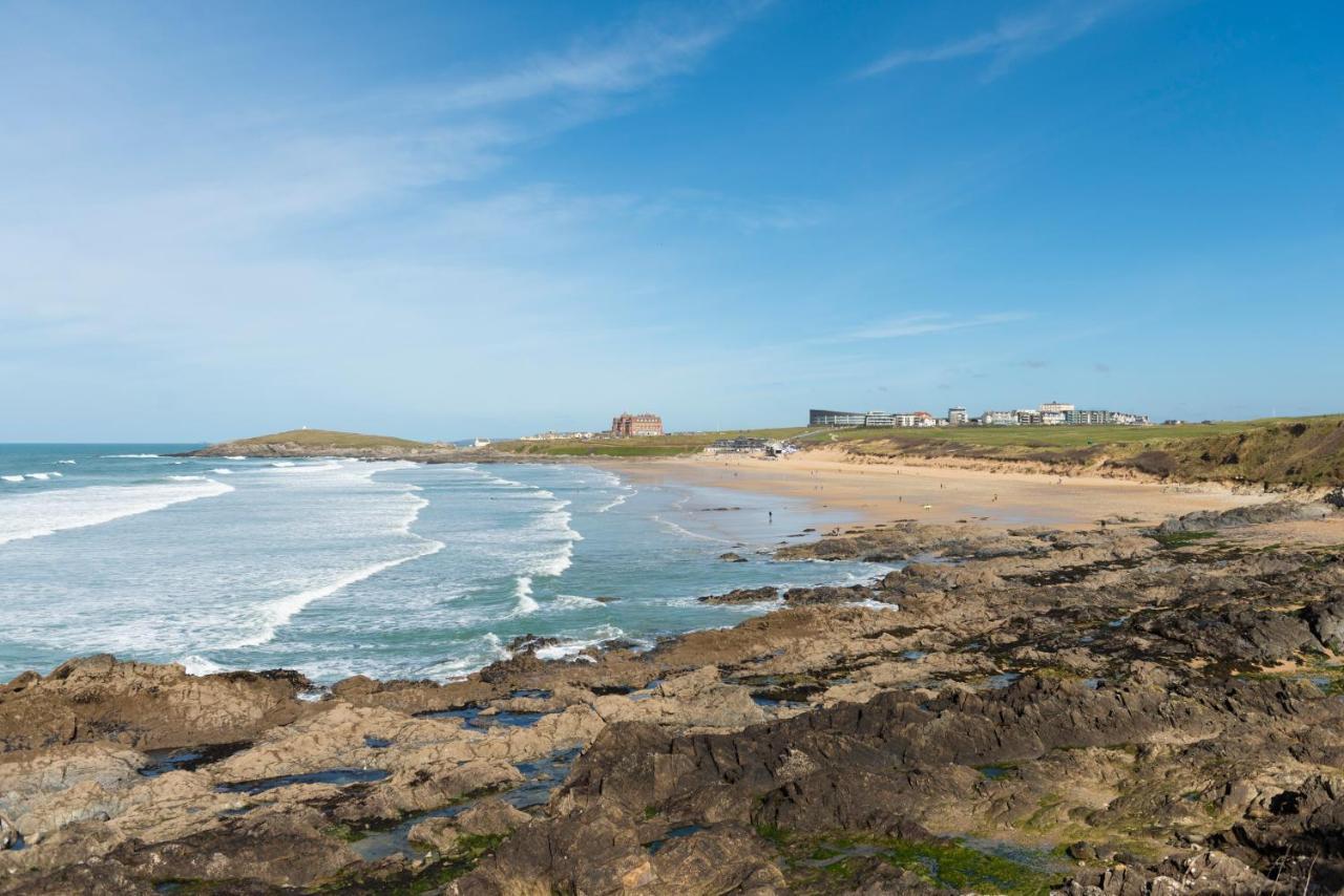 Fistral Beach Penthouse, Newquay Crantock Eksteriør billede