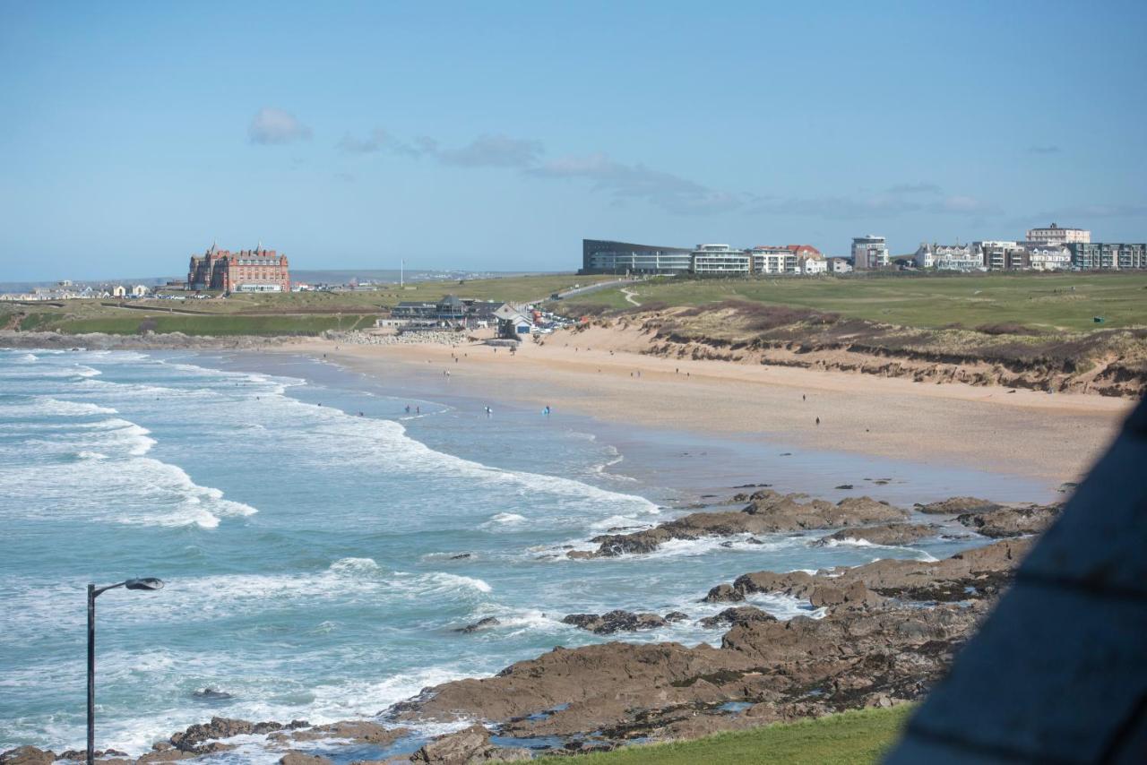 Fistral Beach Penthouse, Newquay Crantock Eksteriør billede