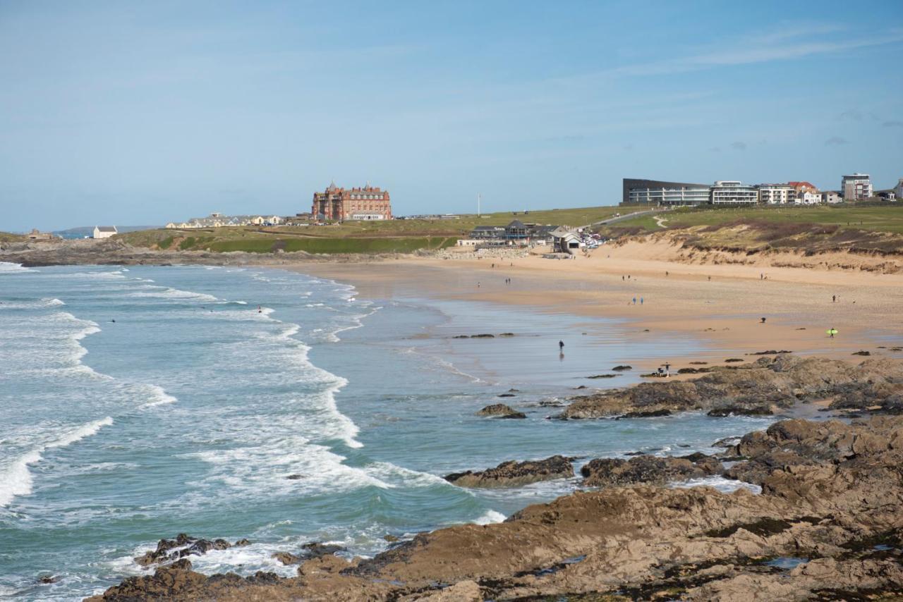 Fistral Beach Penthouse, Newquay Crantock Eksteriør billede