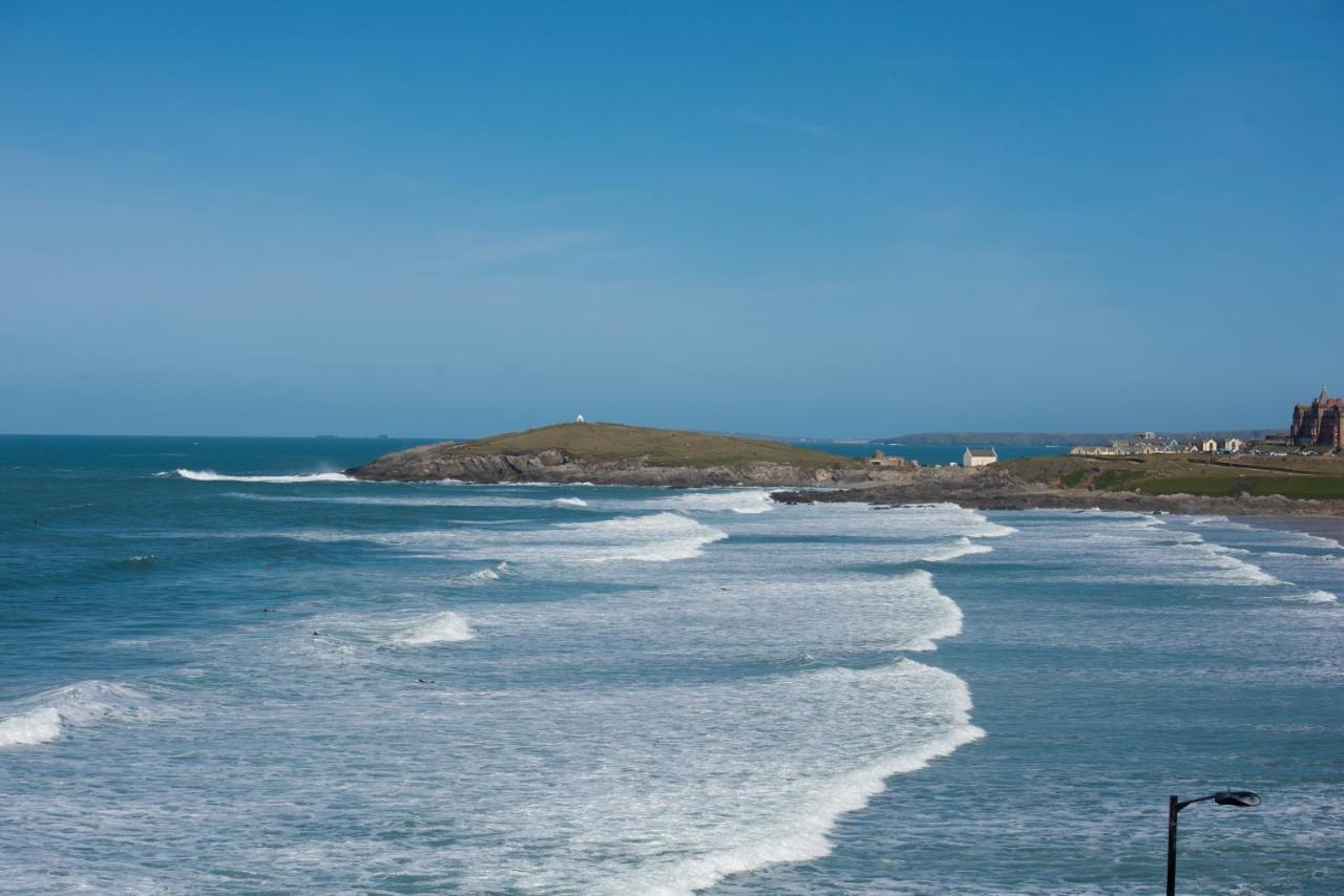 Fistral Beach Penthouse, Newquay Crantock Eksteriør billede
