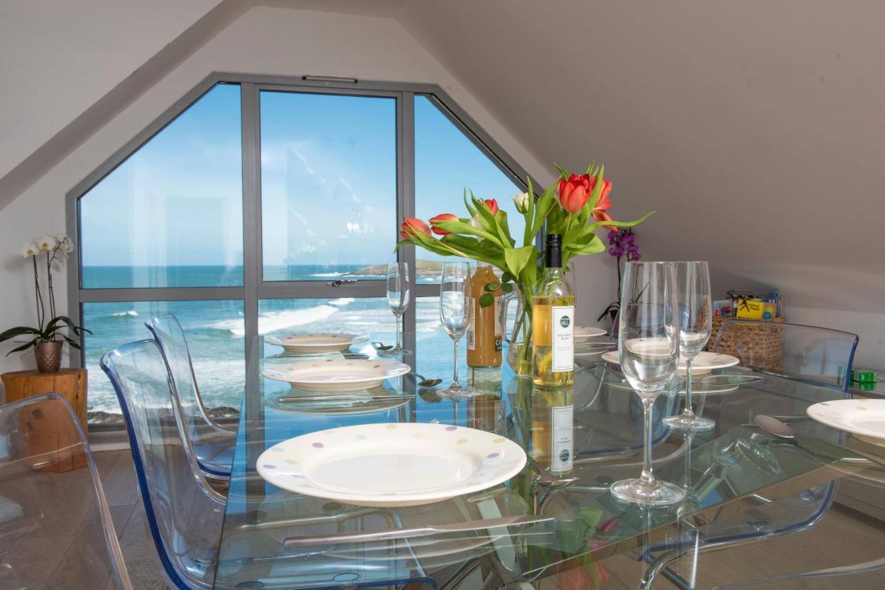 Fistral Beach Penthouse, Newquay Crantock Eksteriør billede